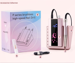 Nueva Máquina de Pulir Uñas de Alta Velocidad sin Escobillas BY03, Material ABS, 1.2 kg, Ligera, Dispositivo de Eliminación de Esmalte de Uñas Recargable - Product Image 6