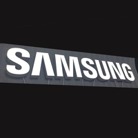 Enseigne LED 3D personnalisée SAMSUNG, éclairée, écologique, facile à installer, en ABS moulé par injection, lettres mobiles