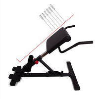 Chaise romaine pliante extensible à hauteur d'inclinaison multifonctionnelle et durable pour banc d'exercice à domicile et support avec boîte d'emballage