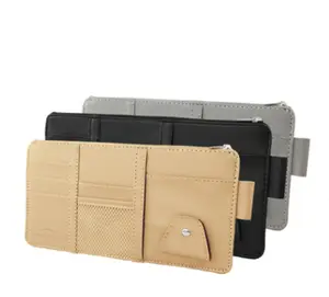 Car Sun Visor Organizer Phụ Kiện Nội Thất Tự Động Sunglass Pen Thẻ Cd Tài Liệu Nhỏ Lưu Trữ Pouch Chủ