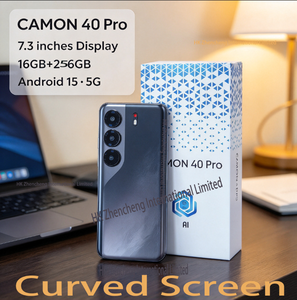 โทรศัพท์มือถือ Global Unlocked Original Camon 40 Pro หน้าจอ 7.3 นิ้ว 16GB+256GB Android 15 ของใหม่แกะกล่อง Deca Core รองรับซิมคู่ 5G - Product Image 4