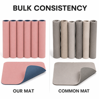 Tapis de sport rectangulaire en TPE à cellules fermées personnalisé pour marque privée, idéal pour les distributeurs d'accessoires de fitness et les fournisseurs en gros
