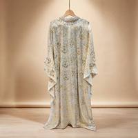 Abaya de luxe brodée, dentelle, sequins, manches chauve-souris, vêtements islamiques de Dubaï, robe maxi, robe de soirée musulmane pour femmes, Eid