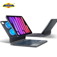 Funda con Teclado Flotante Laudtec Magic para iPad Mini 7 2024 / Mini 6 de 8.3 Pulgadas, 7 Colores RGB, Retroiluminado, con Trackpad, ODM/OEM