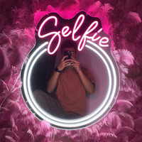 Enseigne en néon à miroir LED pour selfie murale personnalisée Drop Ship