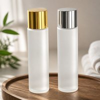 Emballage cosmétique écologique rechargeable, conteneur transparent givré pour huile corporelle, lotion corporelle, 200 ml