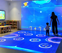 Proyector de Juegos Educativos Interactivo para Pared y Suelo en Forma de L con Software Gratuito y Garantía para Jardín de Infancia y Escuela