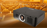 Projecteur laser professionnel 3LCD 3D avec 12 000 lumens ANSI, affichage 4K à contraste élevé, intégration de haut-parleurs
