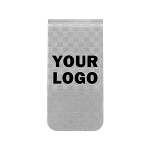 खुश उपहार उच्च गुणवत्ता वाली प्राचीन चांदी मनी क्लिप पुरुषों के लिए तामचीनी धातु क्लिप लोगो के साथ - Product Image 5