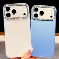 Étui de téléphone portable de luxe avec paillettes et diamants, antichoc, IMD, pour iPhone 18 17 Pro Max 16 15 14 13 Pro Max
