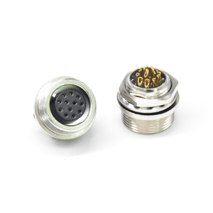 Conector Impermeable Serie HLS de 12 Pines, Macho y Hembra, Montaje en Panel, HL10A-10ZPH-12P HLS-2-12P, Contactos de Soldadura Chapados en Oro - Product Image 3