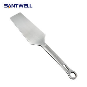 Truelle à briques en acier inoxydable épaissi |   Outil de maçonnerie monobloc pour la pose de briques et de carreaux - Product Image 1