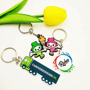 Factory Price Cute Soft PVC Rubber Key Ring Key Chain Custom Soft PVC Keychain, Rubber Keyring, Silicone Key Chain - Product Image 4