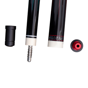 Queue de billard à joint central en bois <span class=keywords><strong>blanc</strong></span> 1/2 de 57 pouces à vendre, prix d'usine, <span class=keywords><strong>vente</strong></span> en gros - Product Image 1