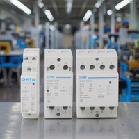 CHINT NCH8-25/20 Monophasé Petit Contacteur Inverseur Modulaire 2NO 220V avec Fonctionnement Manuel pour Électricité AC