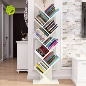 Fábrica al por mayor tablero de espuma de PVC de alta calidad hecho muebles para el hogar uso General y librería uso específico estantería moderna - Product Image 1