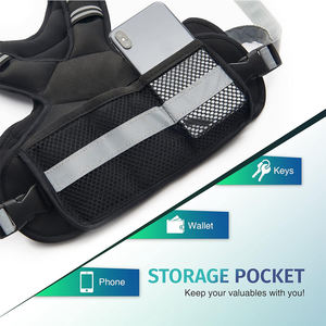 شعار مخصص سترة الوزن قابل للتعديل تمرين اللياقة البدنية صالة الألعاب الرياضية الجري تدريب الجسم سترات مرجحة للرجال النساء الاطفال - Product Image 3