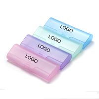 Étui à lunettes personnalisé avec logo, étui rigide en plastique pour lunettes de soleil, étui pour lunettes de lecture