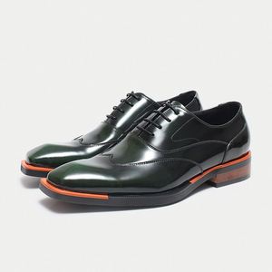 High-End Luxury Fashionable Fringed Genuine Leather Casual Business Pointed-<b>Toe</b> Men's Shoes - Product Image 6