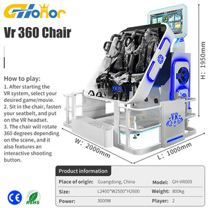 Fabricante de VR para Centro de Diversiones Máquina VR Venta Caliente Juego de <span class=keywords><strong>Realidad</strong></span> <span class=keywords><strong>Virtual</strong></span> Silla Doble <span class=keywords><strong>360</strong></span> VR Máquina de <span class=keywords><strong>Juegos</strong></span> para Parque Infantil Interior - Product Image 6