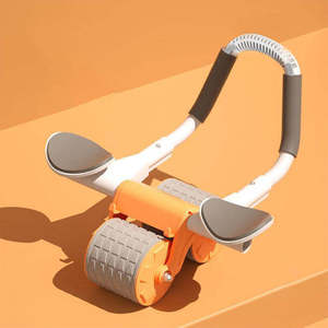 Rouleau abdominal <span class=keywords><strong>avec</strong></span> support pour les coudes pour l'entraînement, rouleau à rebond automatique <span class=keywords><strong>avec</strong></span> conception à articulation sphérique - Product Image 4