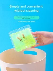 طفاية سجائر كريستالية إبداعية محمولة طفاية رمال مضادة للرائحة كسولة لا تغسل بالجملة غشاء للاستعمال مرة واحدة - Product Image 2