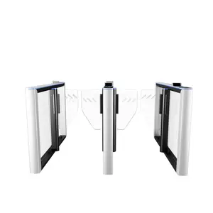 Hợp kim nhôm Swing cổng rào cản lối vào an ninh cho người đi bộ kiểm soát truy cập chống đuôi tốc độ cổng IP55 bảo vệ không chổi than - Product Image 3