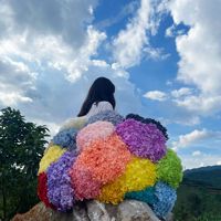 Mini bouquet d'hortensias naturels préservés DIY 20A-40 cm – Fleur artificielle décorative fraîche