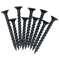Tornillos autorroscantes de acero negro 4.8 8.8 10.9 12.9 con cabeza plana avellanada Phillips para madera