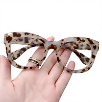 Lunettes de lecture anti-lumière bleue pour femmes, monture large motif papillon, verres correcteurs, branches à ressort, modèle 2534