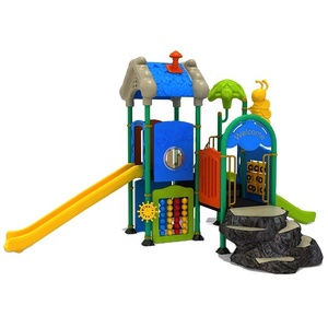 Plastic Slide Play Ground Commercial Playground Sets For School, Garden, Park, Apartment