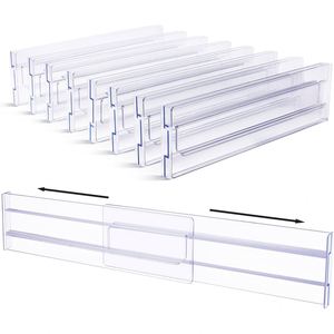 Big and Deep <b>Drawer</b> Clear Expandable <b>Drawer</b> Organizers Separator Adjustable <b>Drawer</b> Dividers Shelf - Product Image 1