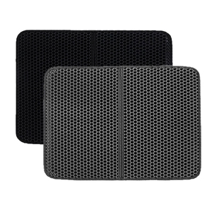 Tapis de litière imperméable en EVA pour chats, Double couche, capture des déchets des animaux de compagnie, tapis de nettoyage, produits et accessoires pour chats - Product Image 1