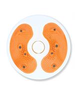 Appareil de massage et d'entraînement pour la taille avec aimant de surface, en PP et ABS, disque rotatif à 360 degrés, charge maximale 100 kg