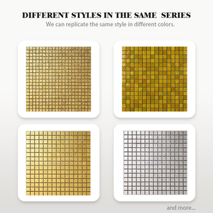 Mosaico de <span class=keywords><strong>piscina</strong></span> de oro de lujo para cocina Hotel <span class=keywords><strong>ducha</strong></span> <span class=keywords><strong>piscina</strong></span> uso decorativo para suelo Interior y pared - Product Image 2