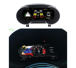 Tableau de bord numérique LCD 12,3'' pour <span class=keywords><strong>Audi</strong></span> A3 2013-2020, tableau de bord virtuel de voiture, panneau d'instruments, compteur de vitesse, mise à niveau des jauges - Product Image 1