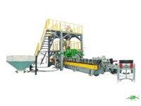 Machine de découpe haute productivité pour la fabrication de feuilles en PP pour le bâtiment, la construction d'équipements de coffrage et les lignes d'extrusion de panneaux