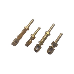 Pines de Conector EV de Latón Chapados en Oro Tipo Inserto XSL 026 para Reemplazo y Reparación - Product Image 1