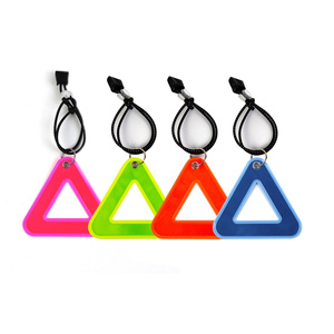 Señales Triangulares Reflectantes Portátiles Disponibles en Varios Colores para Bicicleta de Carretera, Sillín de Bicicleta, Seguridad en Ciclismo, Duraderas y Fáciles de Usar - Product Image 6