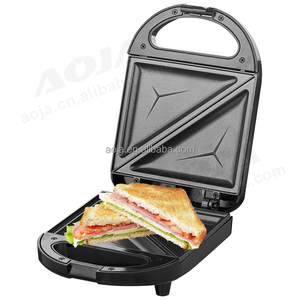 AOJA Machine à sandwich facile à utiliser pour petit-déjeuner Mini <span class=keywords><strong>gaufrier</strong></span> à gâteau Machine à gaufres à sandwich antiadhésive avec <span class=keywords><strong>multi</strong></span>-<span class=keywords><strong>plaques</strong></span> - Product Image 2