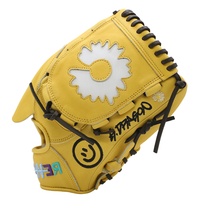 Gant de baseball pour lanceur en cuir Kip, design créatif, OEM ODM, broderie personnalisée, vente en gros
