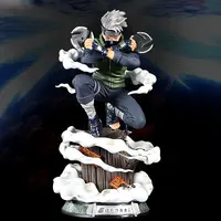 Narutos Shippuden Anime Mainan GK Hatake Kakashi Action Figure Sixth Hokage Figma 29CM PVC Boneka Patung Koleksi Figurines Hadiah