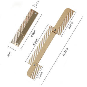 तह यात्रा पालतू ब्रश कुत्ते ठीक दांत की जेब काम्ब बिल्ली तह करना बालों का मेकअप - Product Image 2