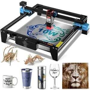 TWOTREES TTS 10W Mini Lazer Machine DIY Various Materials engraver 300*300mm wireless Smart Laser cutting Marking Machine