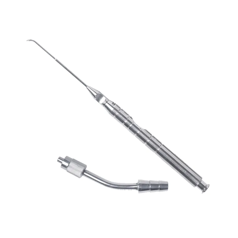 Micro cerumen hooks with suction tube ear microsurgery instruments ENT instruments