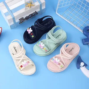 Низкая цена мягкая подошва новейшие модные милые детские летние сандалии принцессы сандалии для девочек