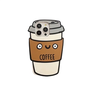 Funda de café de silicona suave estilo Chicas lindas para <span class=keywords><strong>iPhone</strong></span> 16 <span class=keywords><strong>13</strong></span> 14 <span class=keywords><strong>Pro</strong></span> <span class=keywords><strong>Max</strong></span> para <span class=keywords><strong>iPhone</strong></span> 15 Plus 11 funda trasera de dibujos animados 3D - Product Image 1