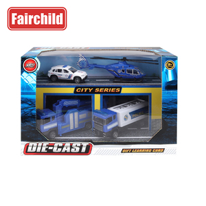 Jouets promotionnels pour enfants : Voitures de police, grues, hélicoptères en alliage moulé sous pression – Série Police - Product Image 5