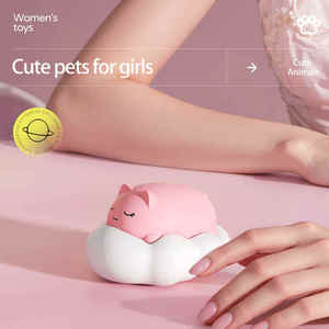 Vibrador de Succión de Silicona Portátil en Forma de Gato para Mujeres, Alimentación USB, Estimulador de Clítoris y Pezones - Product Image 5