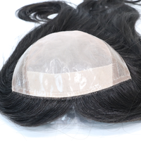 Perruque toupet en soie naturelle Remy — doreen, Base en soie, cuticule chinoise, 18 ", 120% de densité, meilleure qualité
